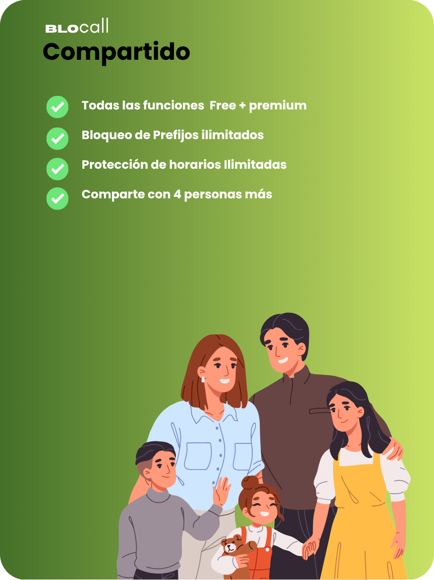 Plan compartido de BLOCall